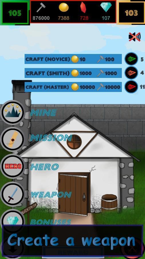 Blacksmith Hero ( RPG Clicker) screenshot 2