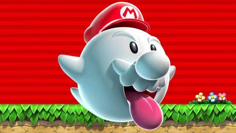 Mario teams up with Boo the ghost (Max Mario)