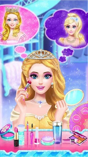 Princess dress up and makeover games screenshot 2