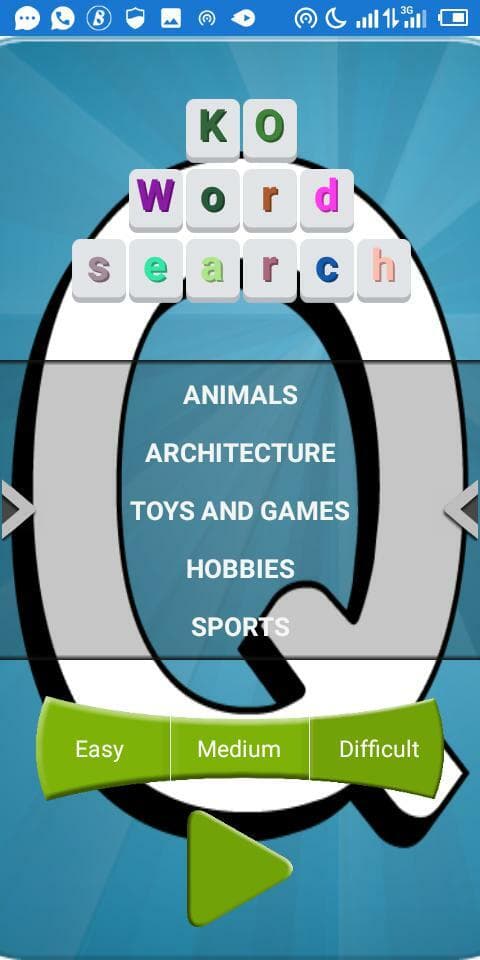 KO word search screenshot 2