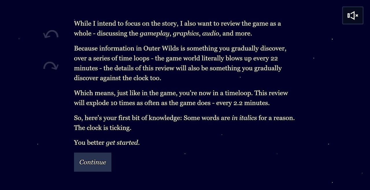 An interactive review of Outer Wilds