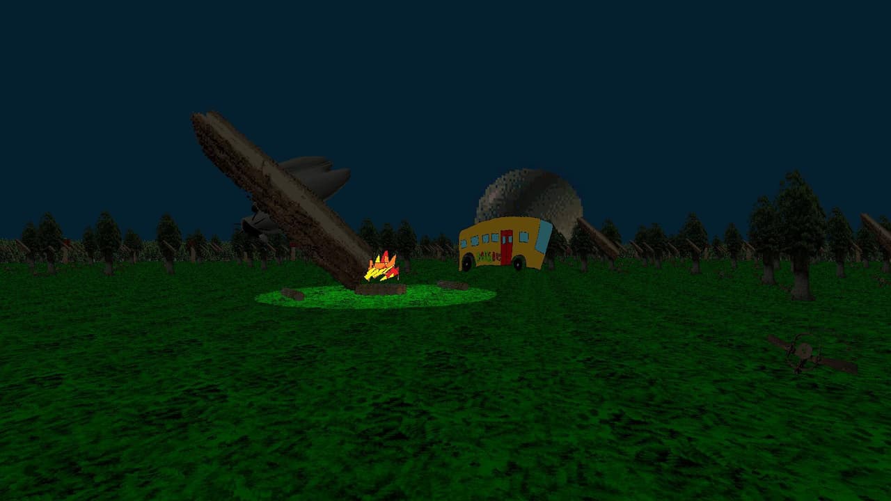 Baldis Basics - Field Trip demo: Camping REMASTERED. screenshot 5