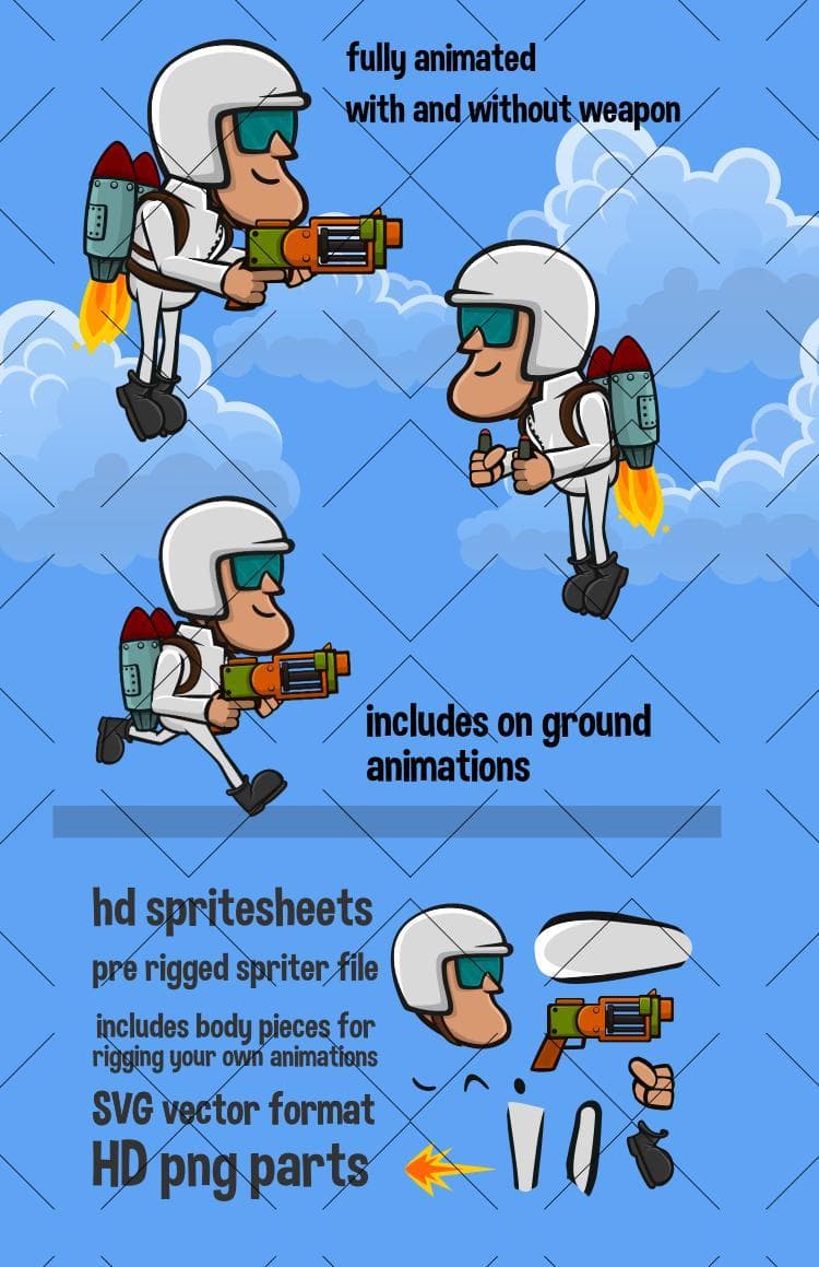 Jet pack man (Robert Brooks) screenshot 2