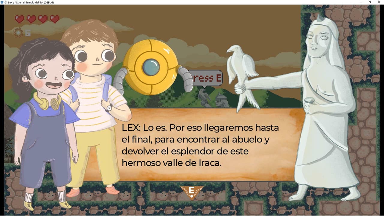 Lexy Nix en el Templo del Sol Demo