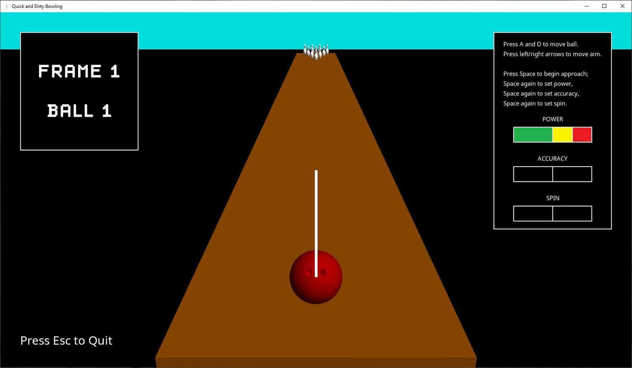 Quick and Dirty Bowling