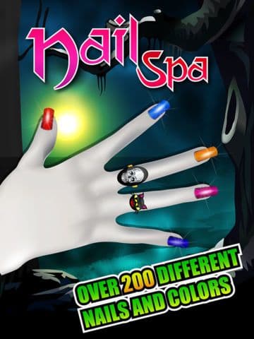 Nail Spa - Monster Girls Games screenshot 2