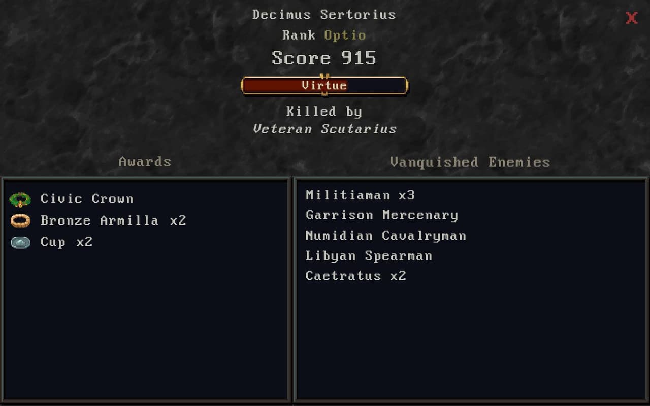 A Legionarys Life - Demo screenshot 6