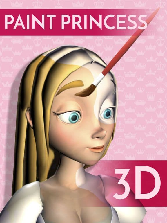Princesses 3D Coloring book - Painting game screenshot 2