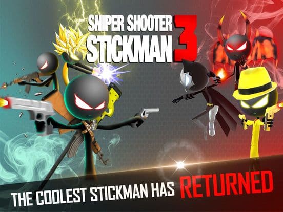 Sniper Shooter Stickman 3 Fury screenshot 2