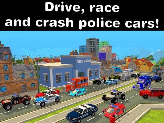 Police Car Race Chase Sim 911 screenshot 3
