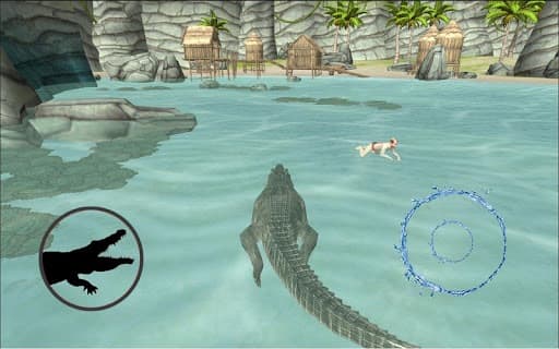 Crocodile Simulator Beach Hunt screenshot 2