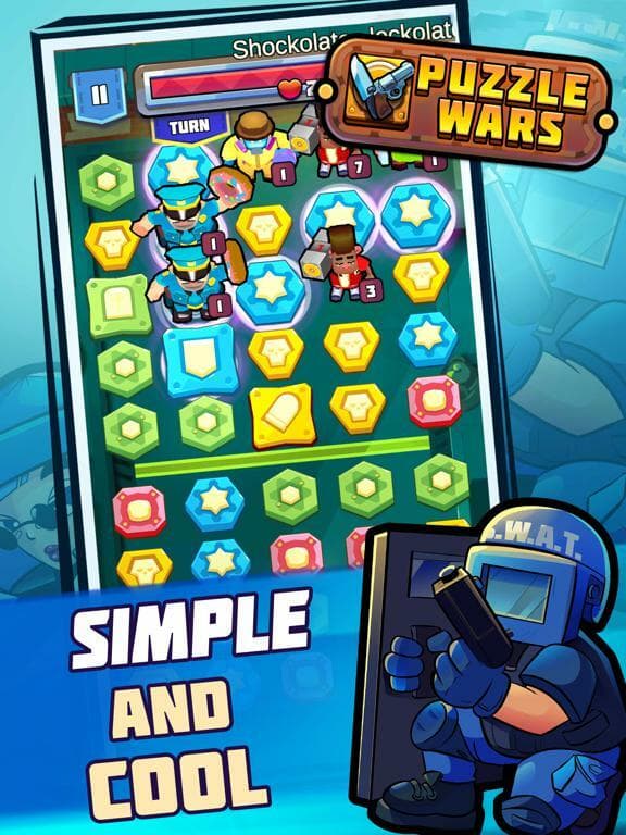 Puzzle Wars: Heroes screenshot 5