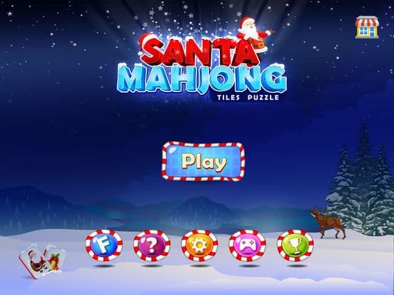 3D Santa Mahjong Solitaire screenshot 2