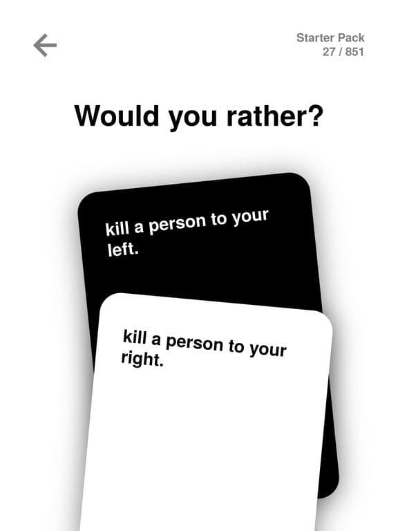 Would You Rather Dirty & Evil screenshot 2