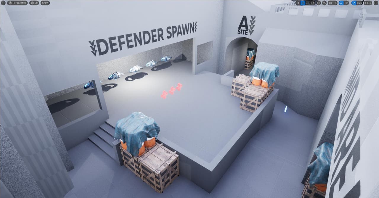 Valorant Level Design Prototype | FPS Personal Exercise screenshot 6