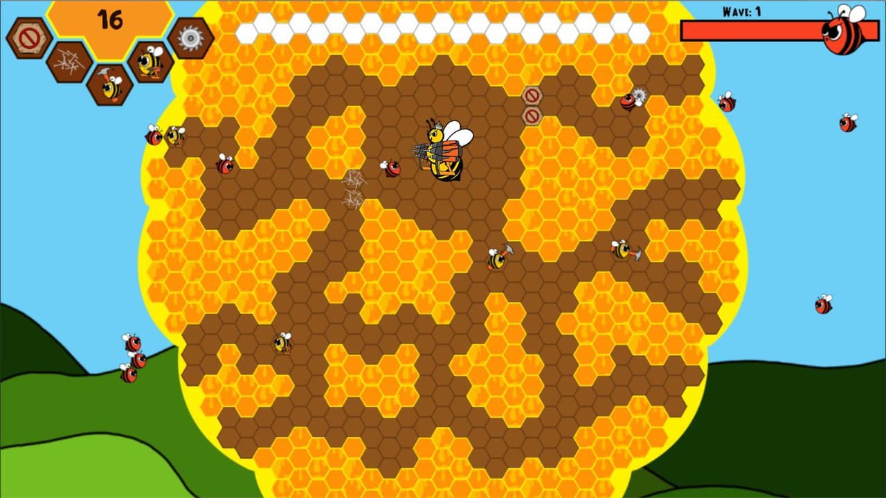 Bees Save the Queen (Game Jam)
