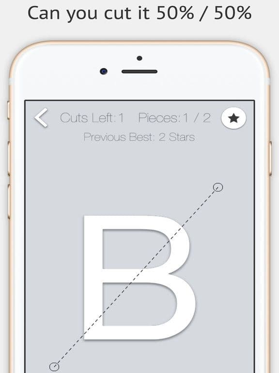 50 50 - The Addictive Slicing Game screenshot 2