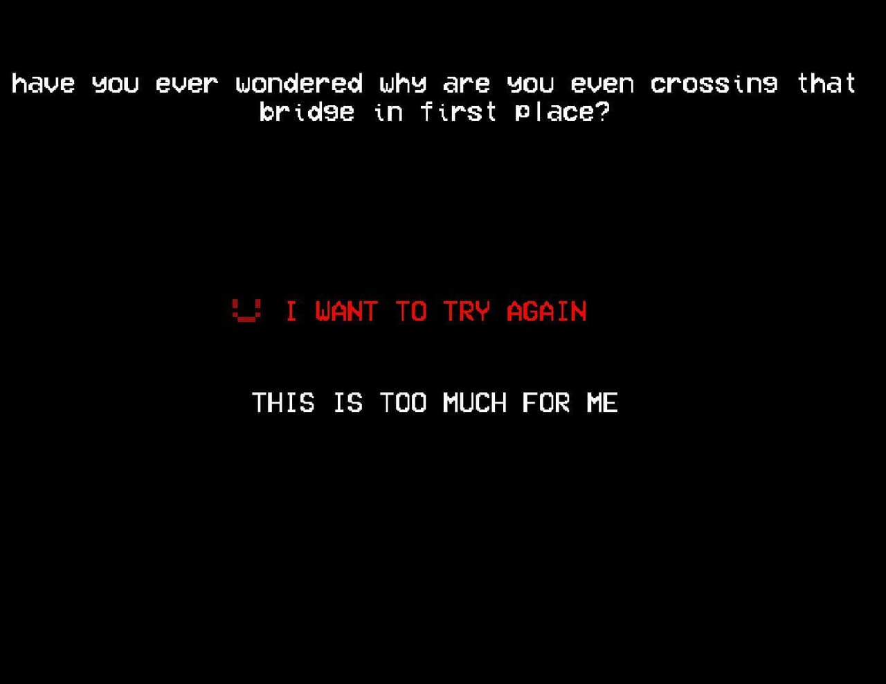 cross the bridge. screenshot 3