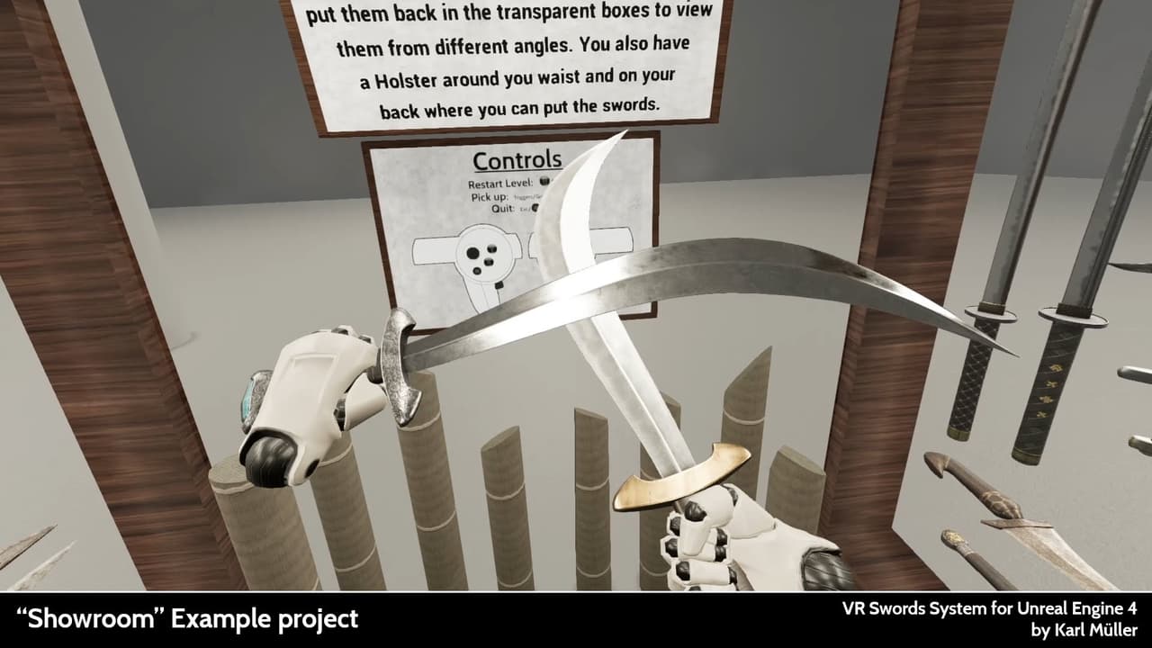 Sausage Samurai VR - Example Game