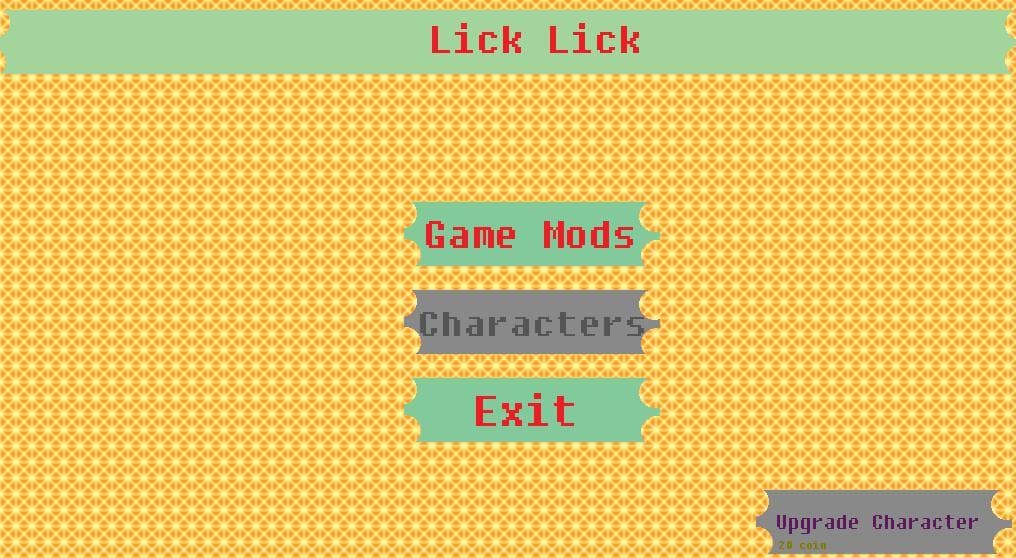 Lick Lick (ALPHA VERSION) screenshot 2