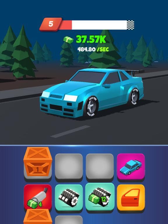 Night Race - Idle Car Merger
