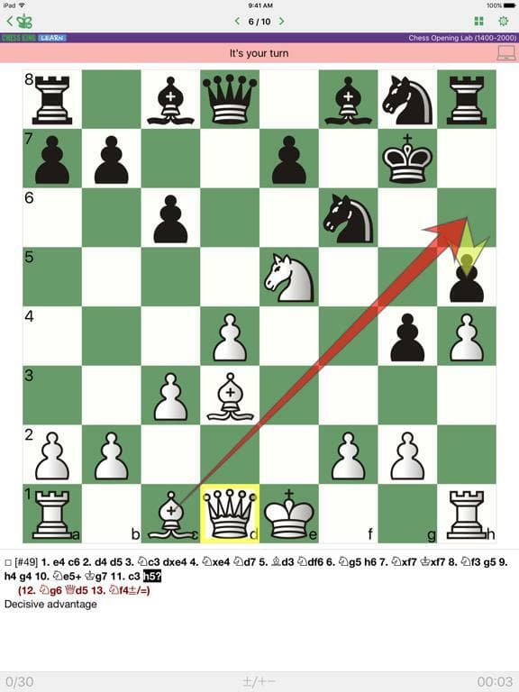 Chess Opening Lab (1400-2000) screenshot 2