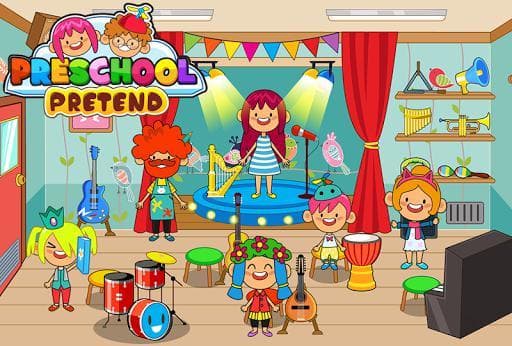 Pretend Preschool - Kids School Learning Games screenshot 3