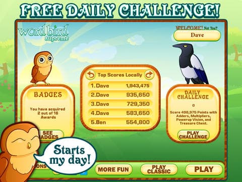 Word Bird HD screenshot 3