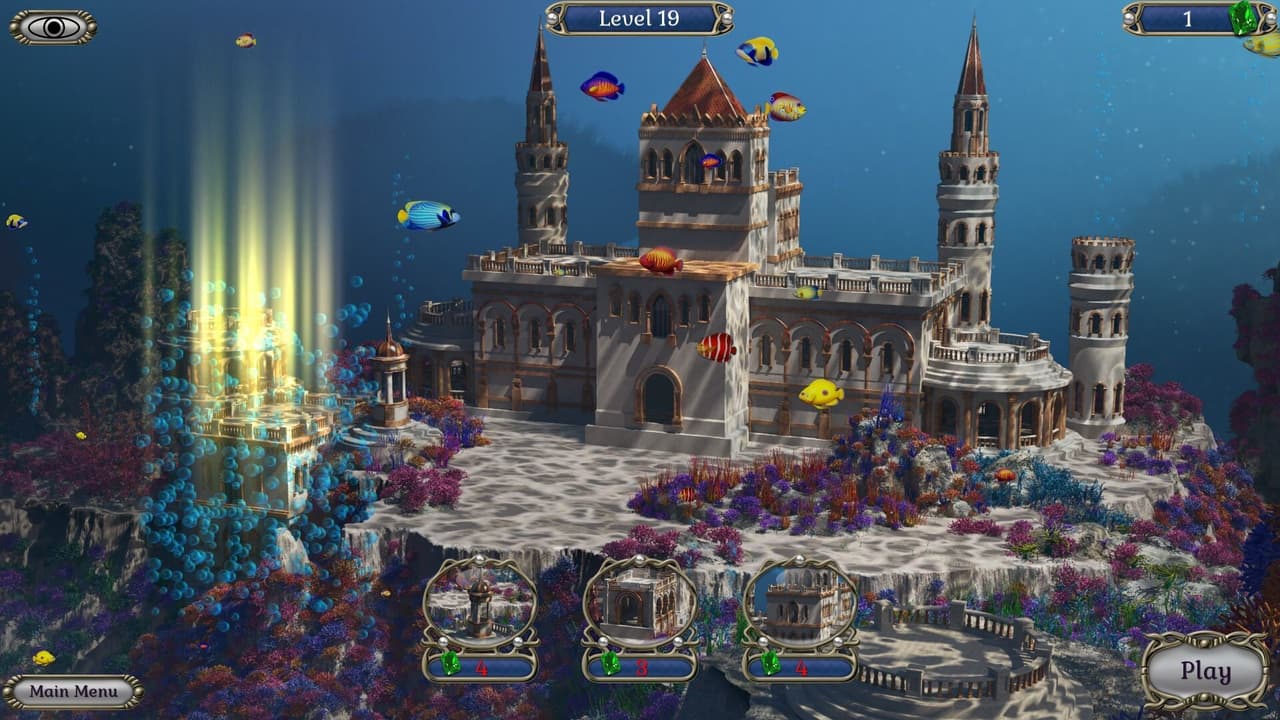Jewel Match Atlantis Solitaire 3 - Collectors Edition screenshot 3