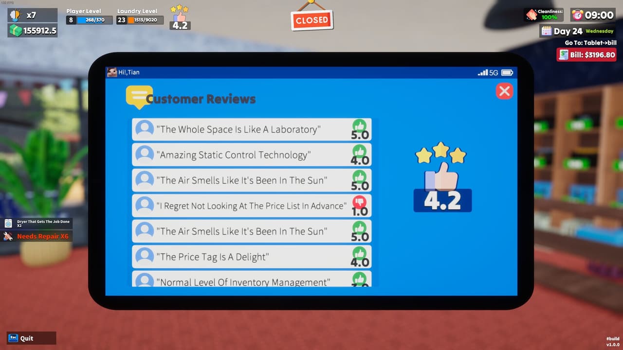 Laundry & Supermarket Simulator screenshot 6