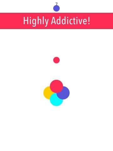 Four Awesome Dots - Free Falling Balls Games screenshot 3