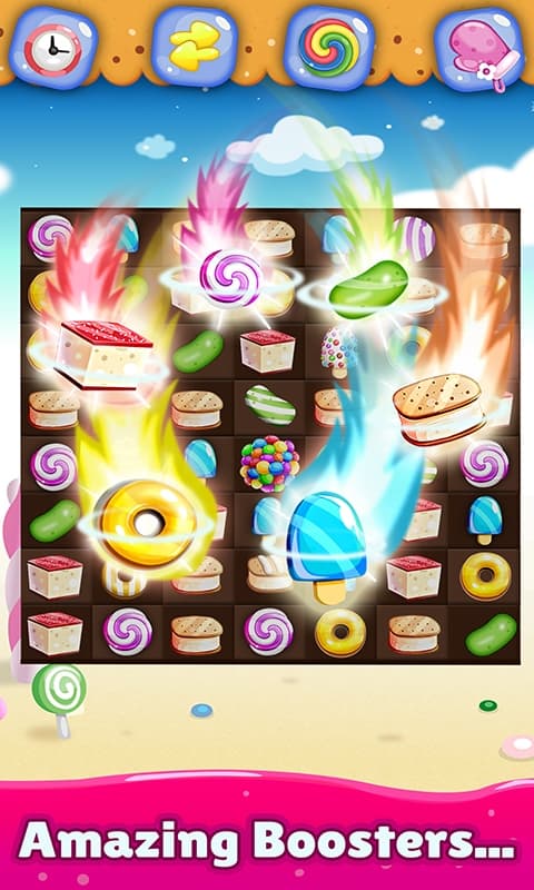 Candy Smack - Sweet Match 3 Crush Puzzle Game screenshot 4