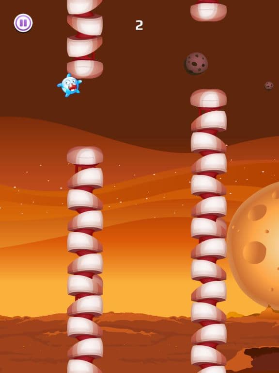 Flappy Alien - Tap To Fly screenshot 4