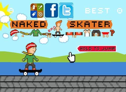 Naked Skater - Bro Edition screenshot 2