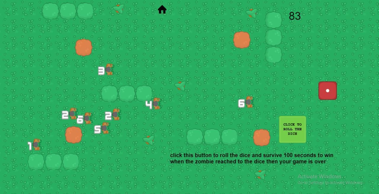 ROLL THE DICE AND KILL THE ZOMBIE screenshot 2