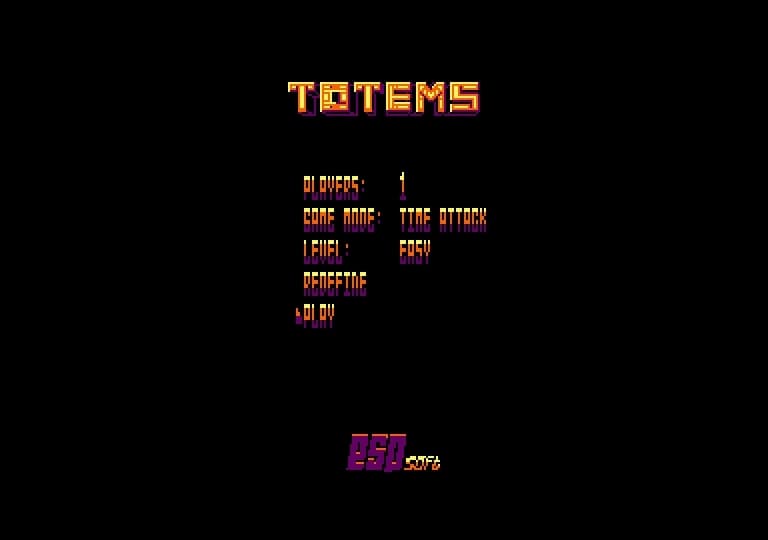 Totems. Columns CPC two. Enhanced Edition (Amstrad CPC) screenshot 3