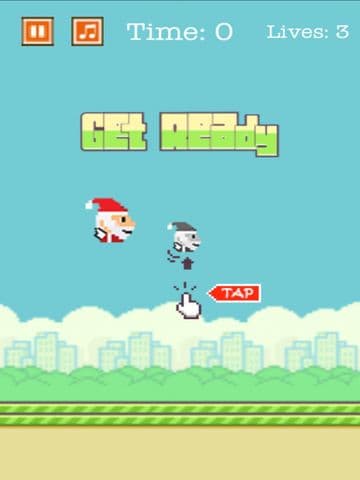 Aaaaaah! Flappy Santa screenshot 3