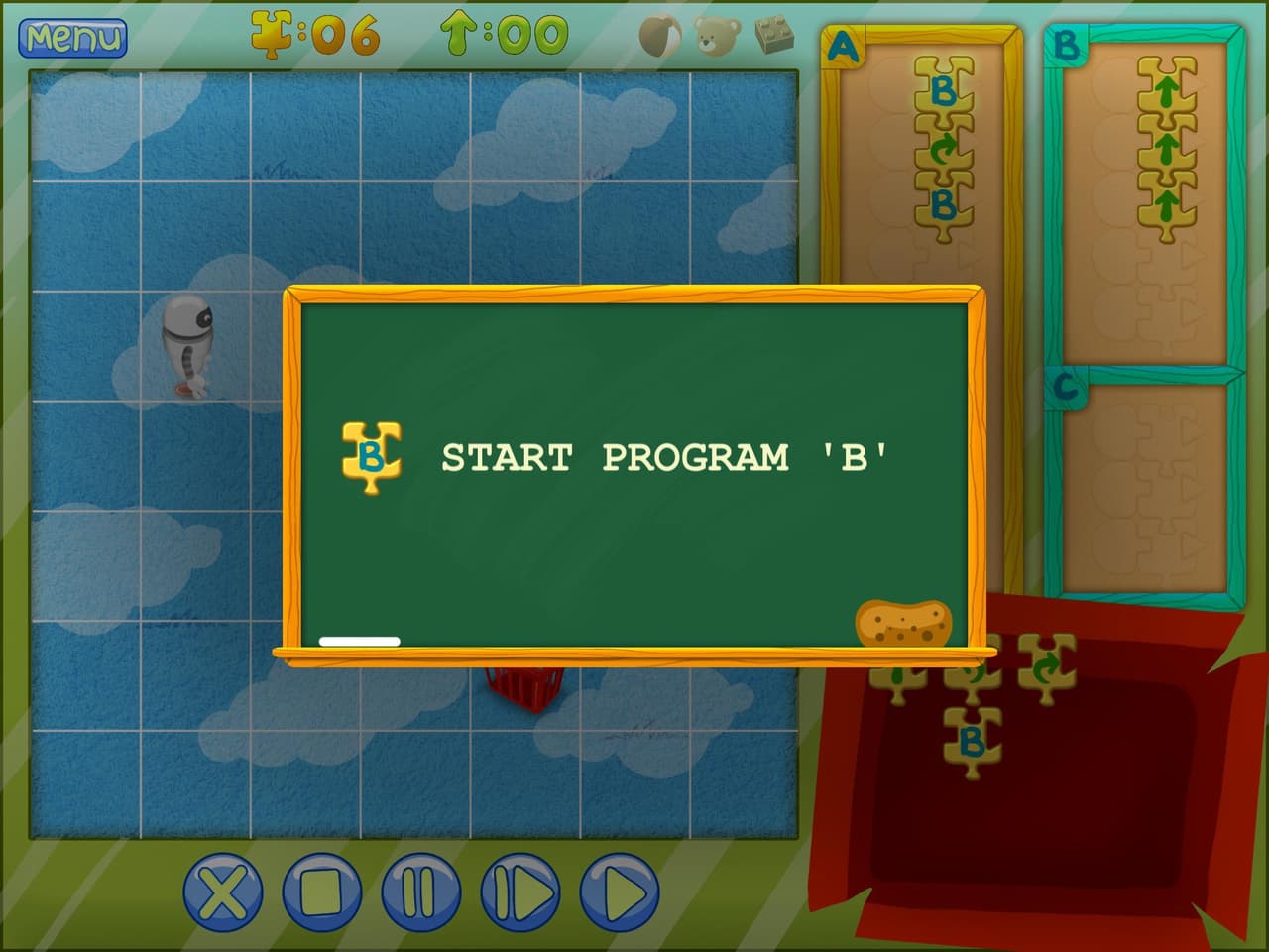 Kid Bot - programming puzzles for kids and big children
