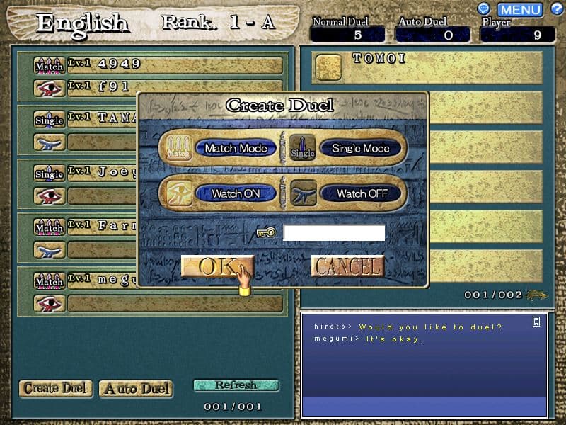 Yu-Gi-Oh! Online screenshot 5