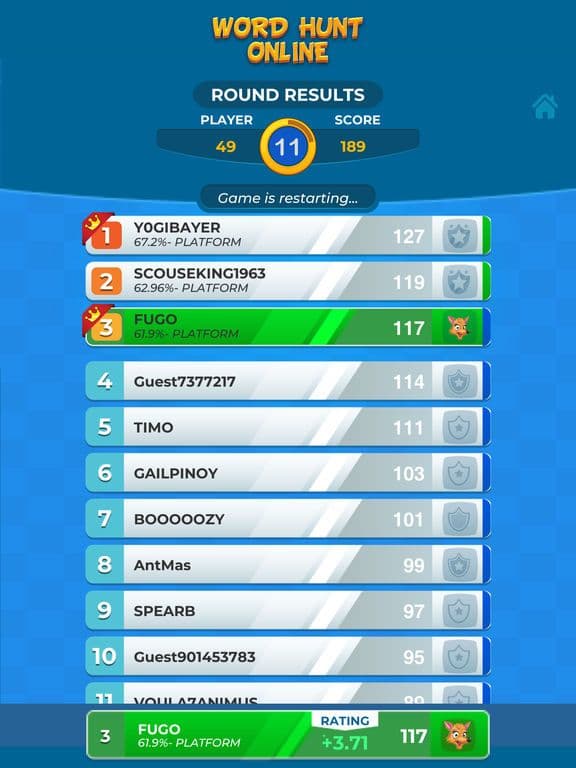Word Hunt Online screenshot 4