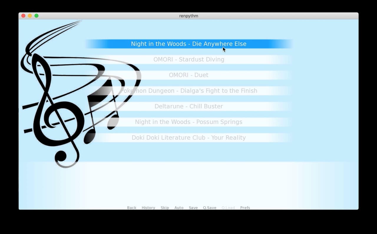 RenPy Rhythm Game screenshot 4