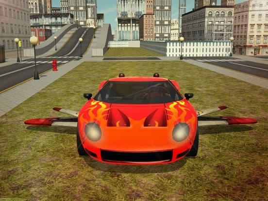 Furious Car Wings Flying N Driving screenshot 5
