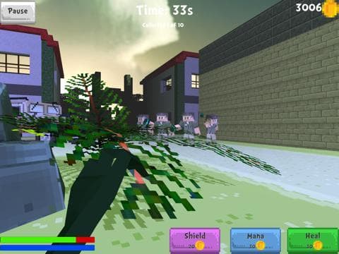 Block Dino World - Rail Shooter Raptor Hunter Mini Game Edition screenshot 5