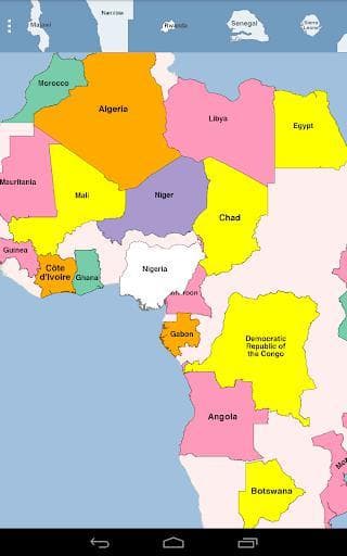 Africa Map Puzzle screenshot 3