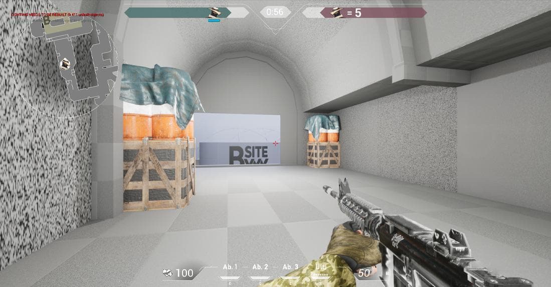 Valorant Level Design Prototype | FPS Personal Exercise screenshot 2