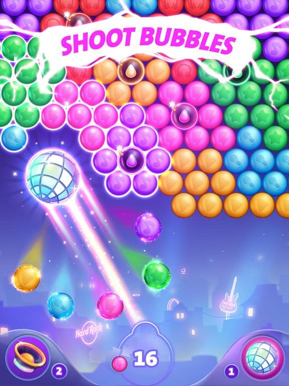 Hard Rock Bubble Shooter screenshot 2
