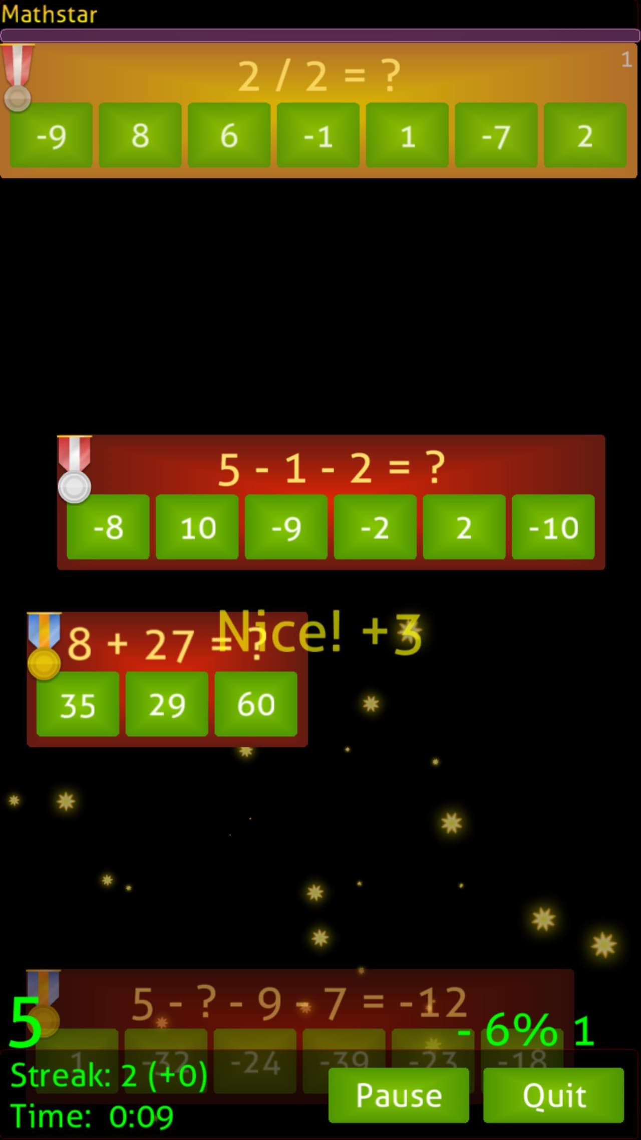 Mathstar screenshot 3