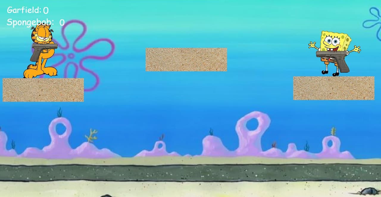 Spongebob VS Garfield a death with a truth screenshot 2