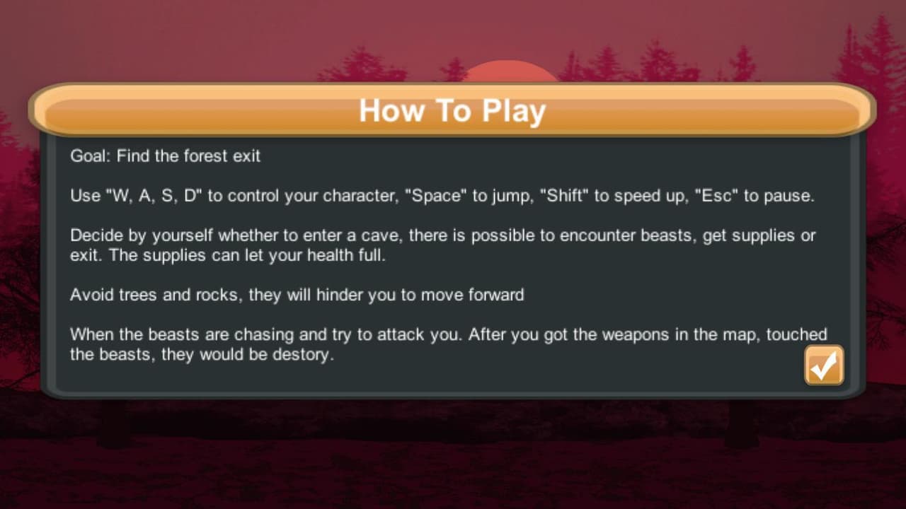 Escape the Forest (Yanyun Feng) screenshot 2