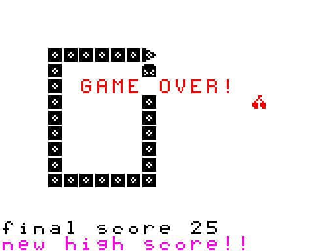Snake, but you can only turn left